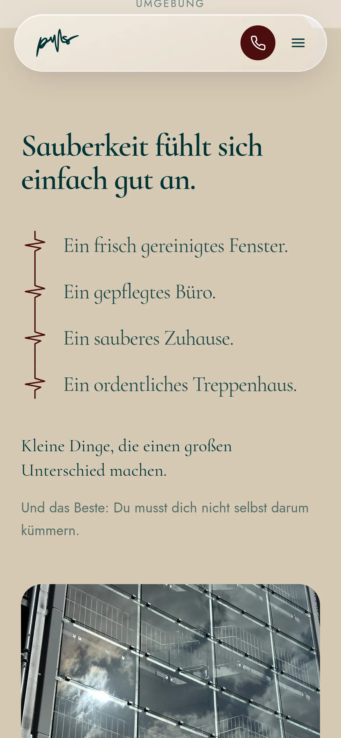 EKG-Linie, die sich beim Scrollen zeichnet (Handy)