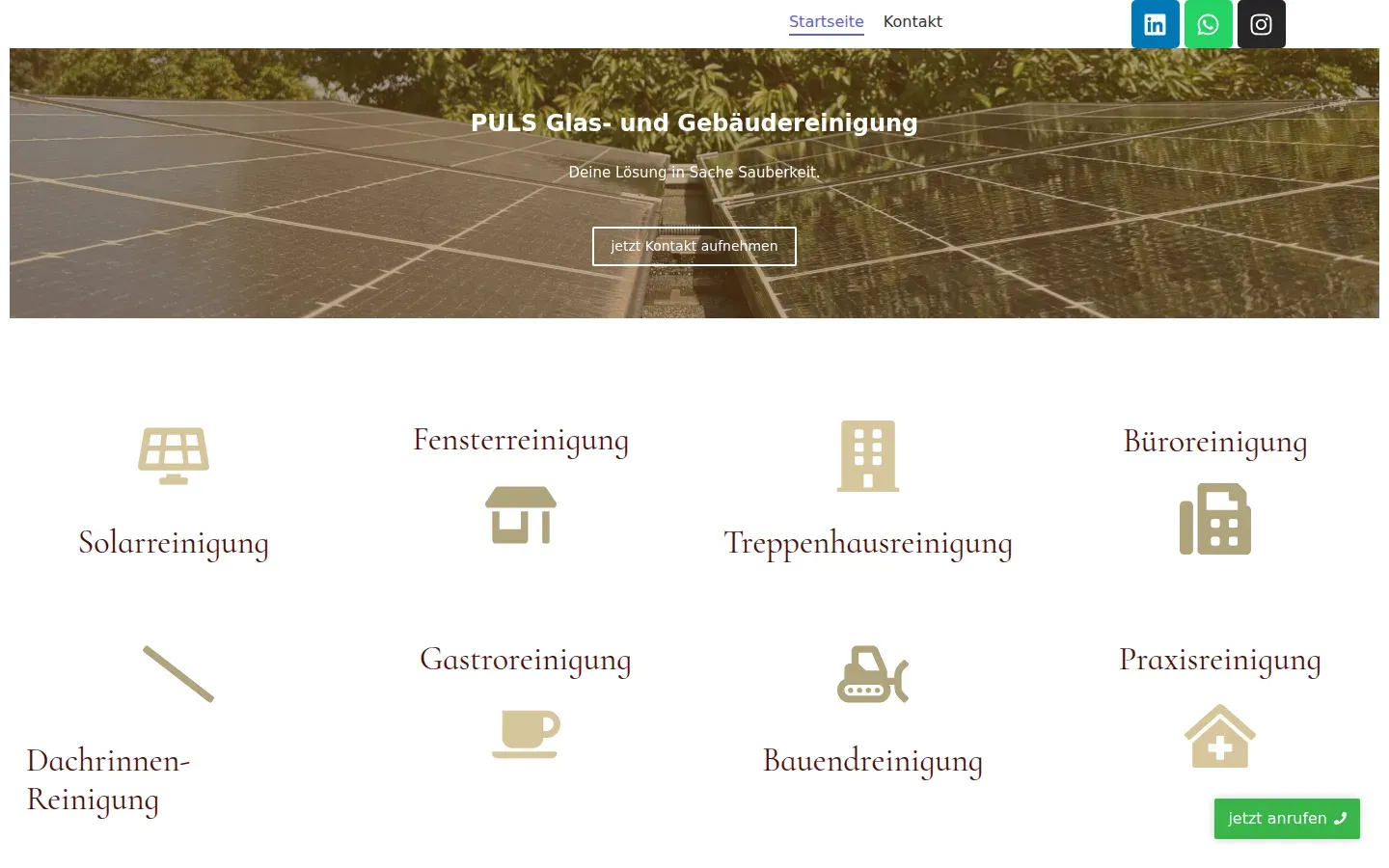 Alte Seite: Startseite